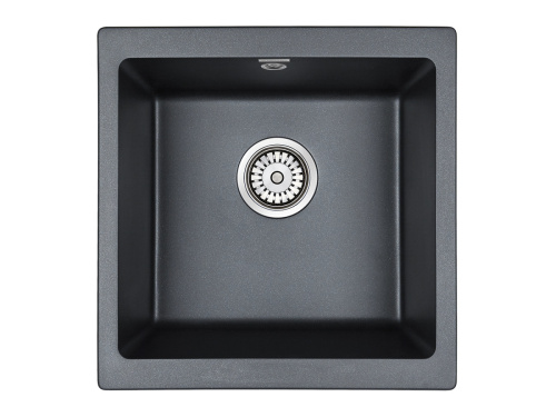 Кухонная мойка Paulmark GERA 50 PM104546-BLM 45х45 цвет черный